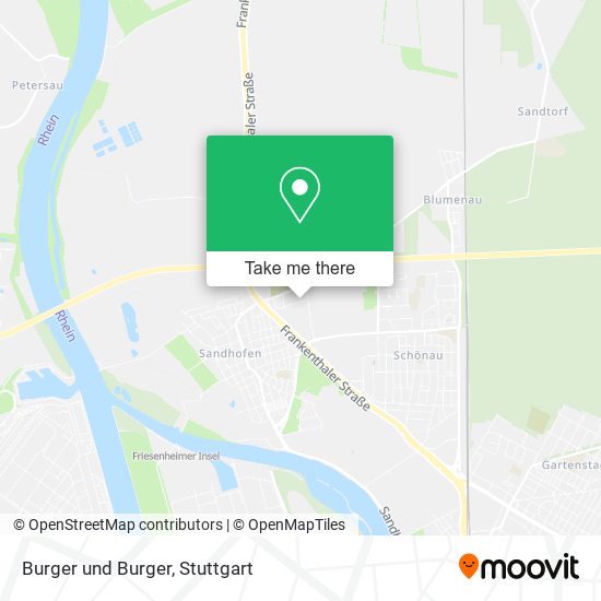 Burger und Burger map