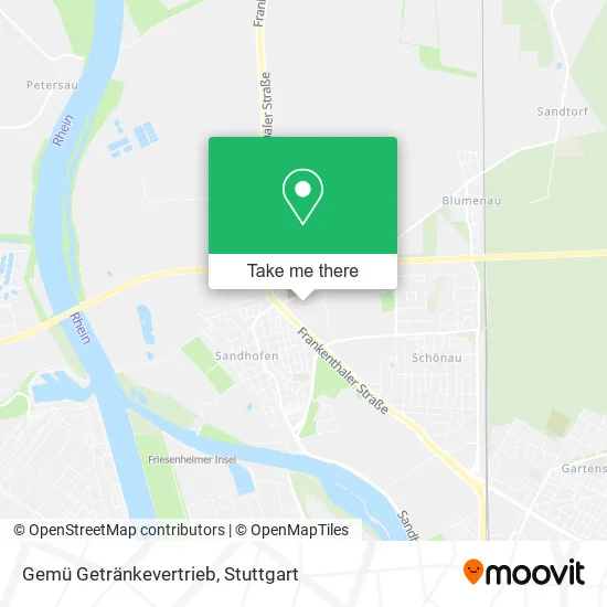 Карта Gemü Getränkevertrieb