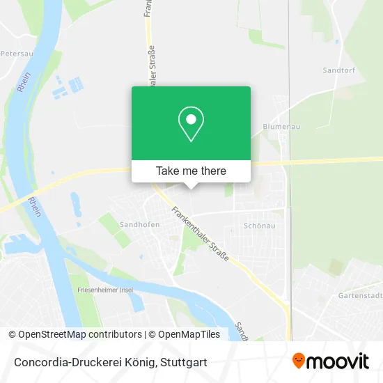 Карта Concordia-Druckerei König