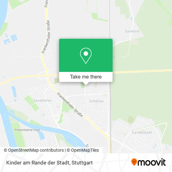 Карта Kinder am Rande der Stadt
