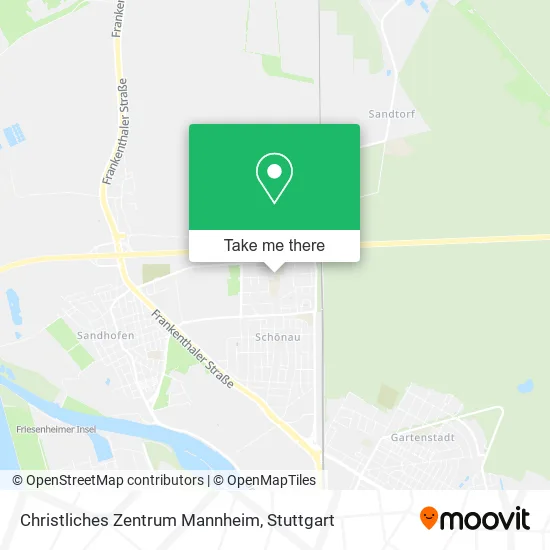 Карта Christliches Zentrum Mannheim
