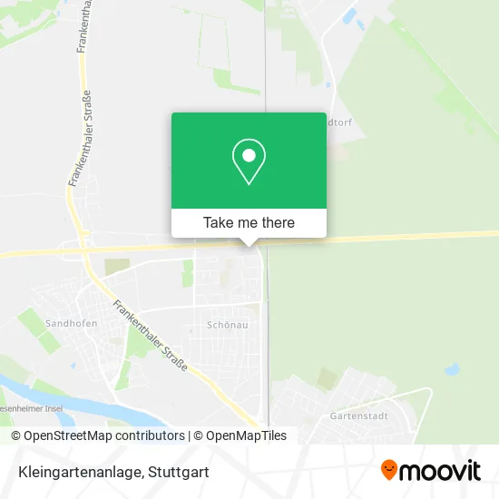 Карта Kleingartenanlage