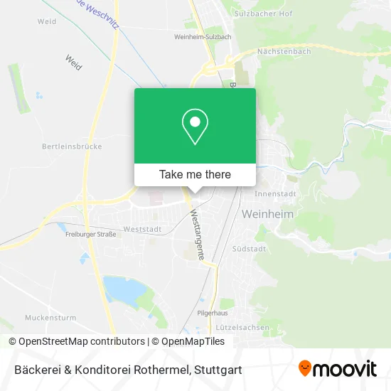 Карта Bäckerei & Konditorei Rothermel