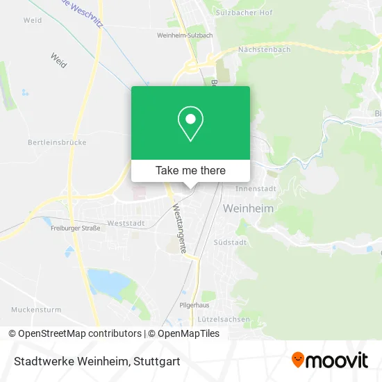 Карта Stadtwerke Weinheim