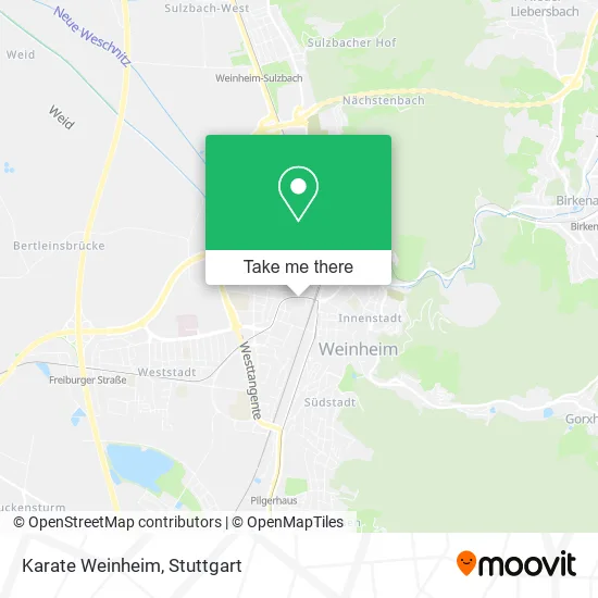 Карта Karate Weinheim