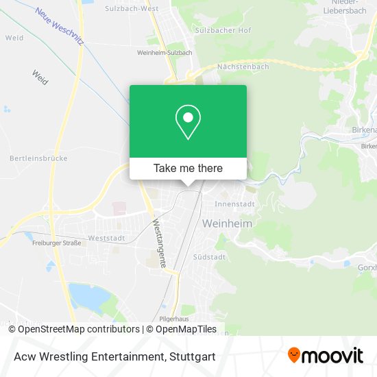 Acw Wrestling Entertainment map