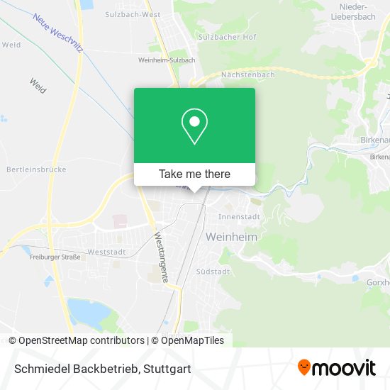 Schmiedel Backbetrieb map
