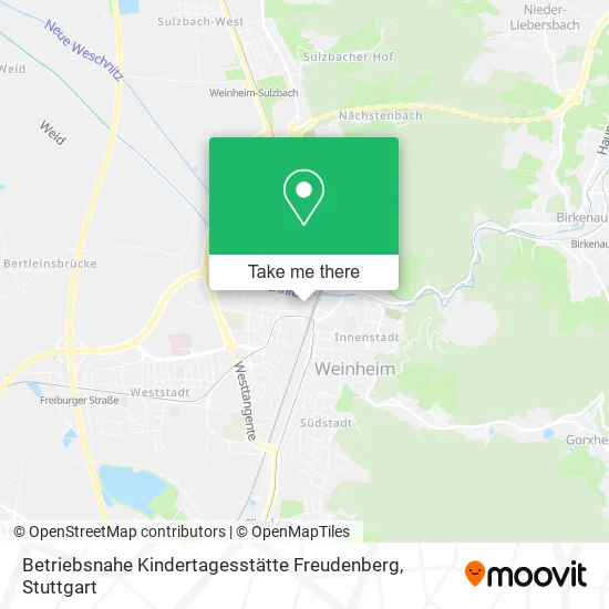 Карта Betriebsnahe Kindertagesstätte Freudenberg
