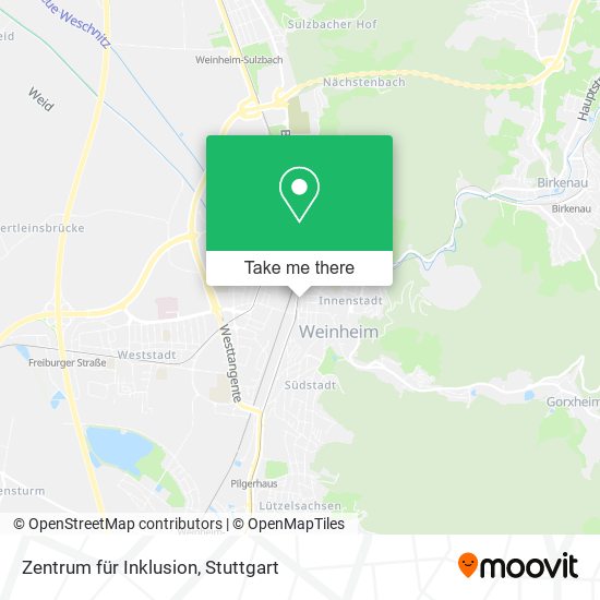 Карта Zentrum für Inklusion