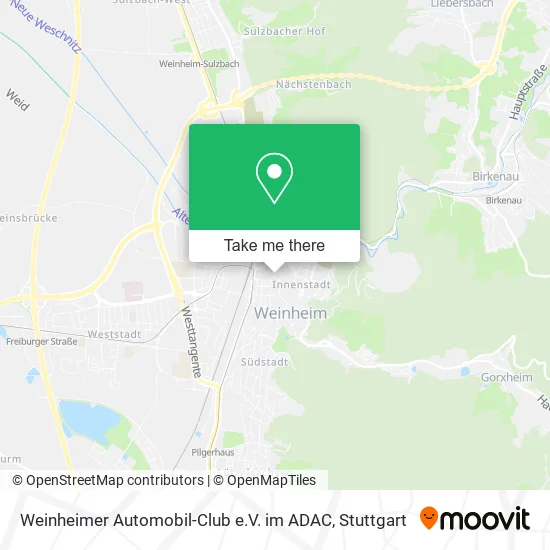 Weinheimer Automobil-Club e.V. im ADAC map