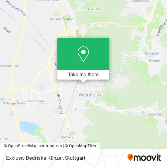 Карта Exklusiv Bedriska Künzer