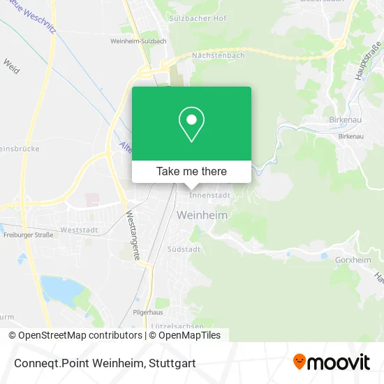 Карта Conneqt.Point Weinheim