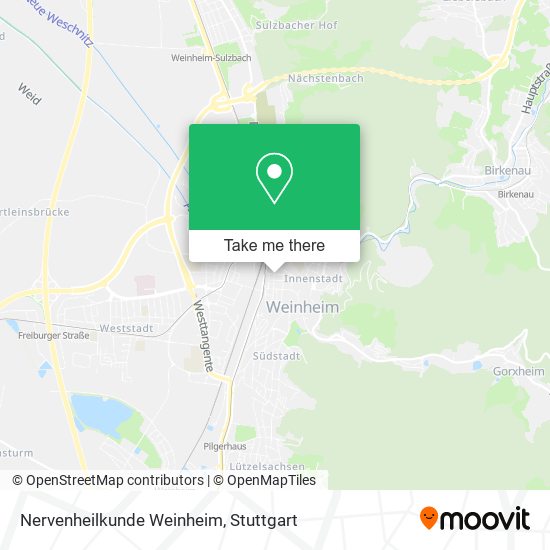 Nervenheilkunde Weinheim map