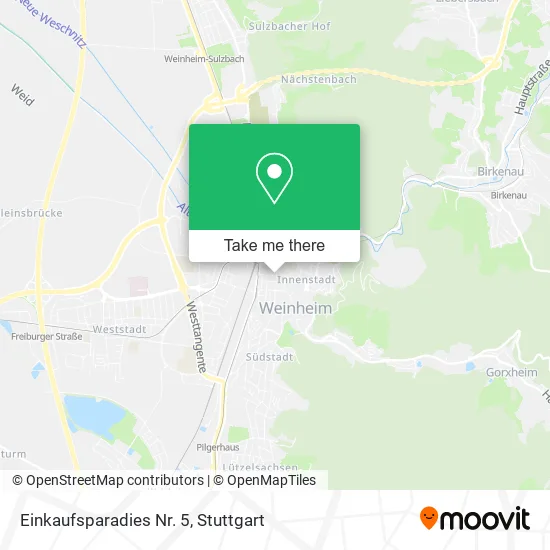 Карта Einkaufsparadies Nr. 5