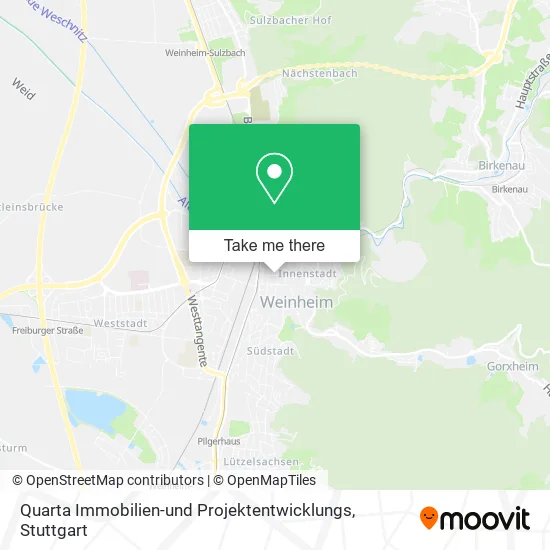 Карта Quarta Immobilien-und Projektentwicklungs