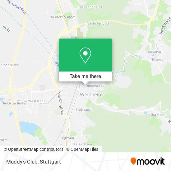 Карта Muddy's Club