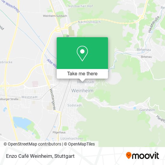 Enzo Café Weinheim map