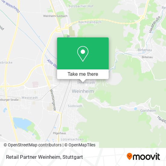 Карта Retail Partner Weinheim