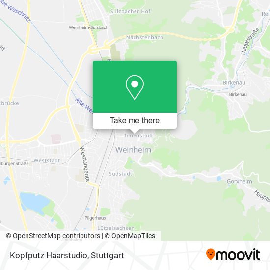 Карта Kopfputz Haarstudio