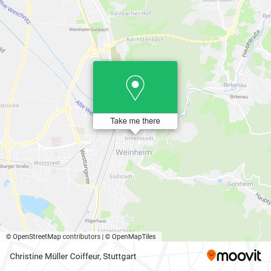 Карта Christine Müller Coiffeur