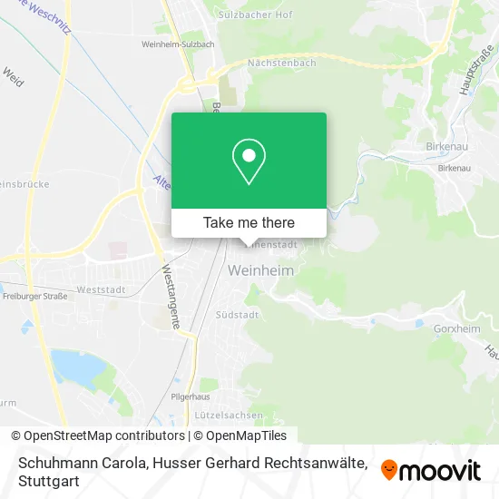 Карта Schuhmann Carola, Husser Gerhard Rechtsanwälte
