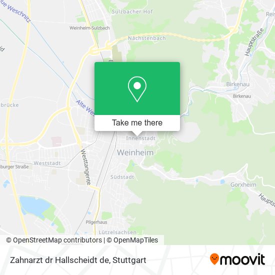 Карта Zahnarzt dr Hallscheidt de