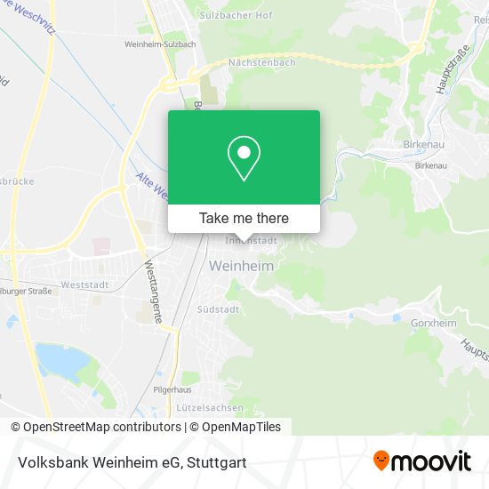 Карта Volksbank Weinheim eG