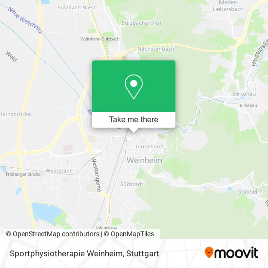 Карта Sportphysiotherapie Weinheim