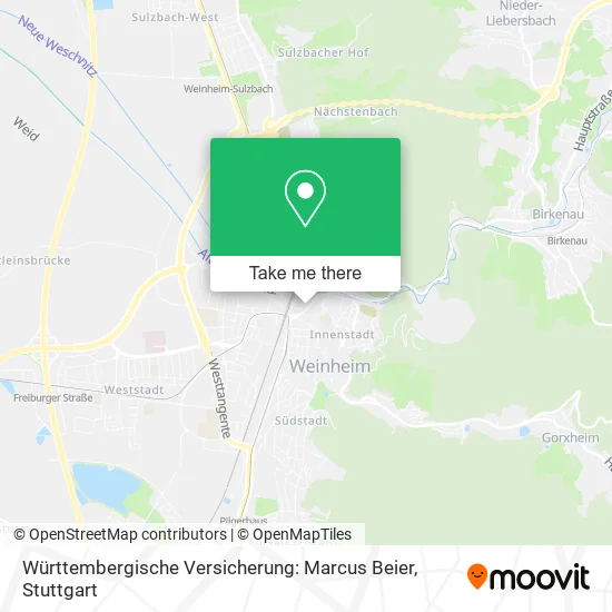 Карта Württembergische Versicherung: Marcus Beier
