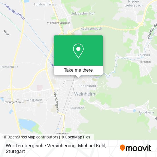 Württembergische Versicherung: Michael Kehl map