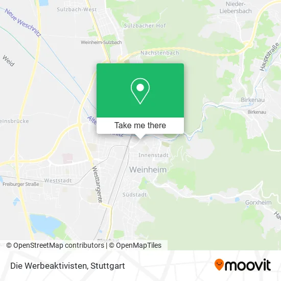 Карта Die Werbeaktivisten
