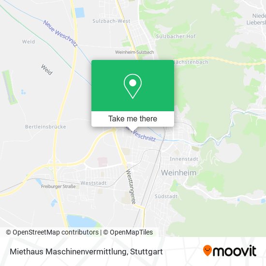 Miethaus Maschinenvermittlung map