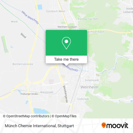Карта Münch Chemie International
