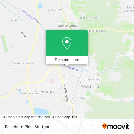 Карта Reisebüro Pletl