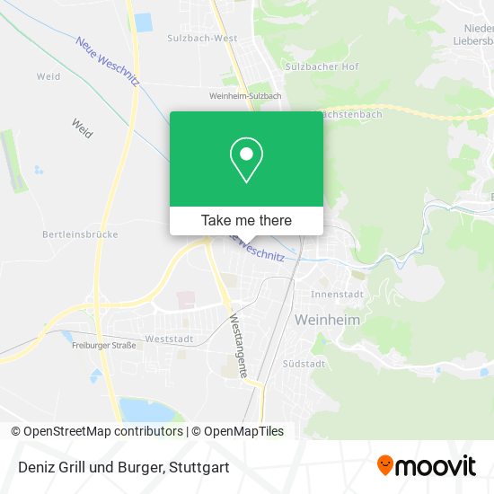 Карта Deniz Grill und Burger
