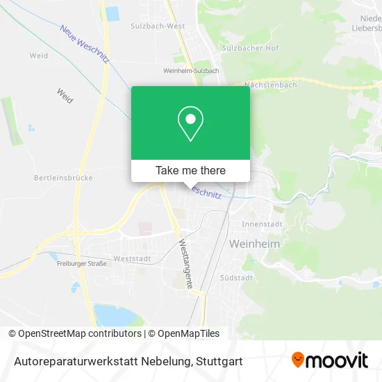 Карта Autoreparaturwerkstatt Nebelung