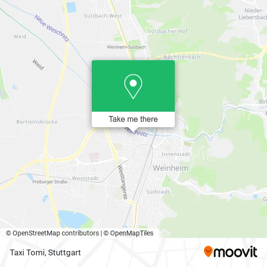 Карта Taxi Tomi