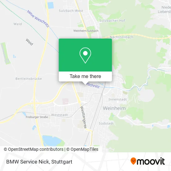 Карта BMW Service Nick
