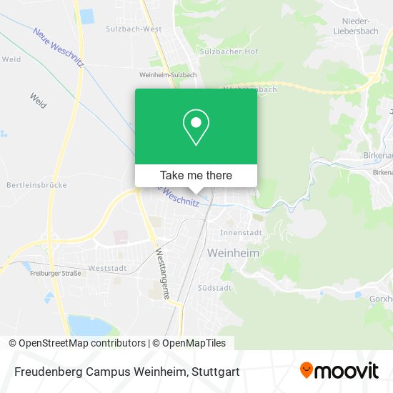 Freudenberg Campus Weinheim map