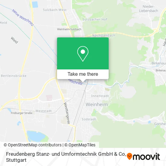 Карта Freudenberg Stanz- und Umformtechnik GmbH & Co