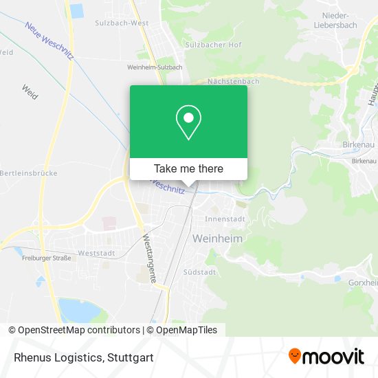Карта Rhenus Logistics