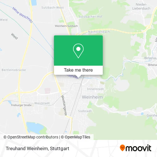 Карта Treuhand Weinheim