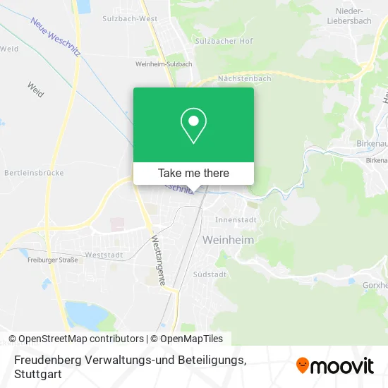 Карта Freudenberg Verwaltungs-und Beteiligungs