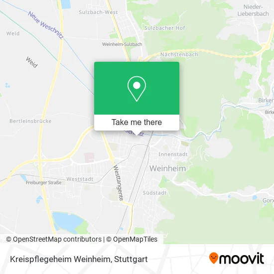 Карта Kreispflegeheim Weinheim