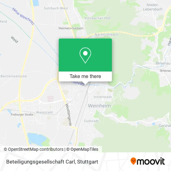 Карта Beteiligungsgesellschaft Carl