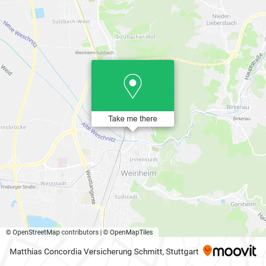 Карта Matthias Concordia Versicherung Schmitt
