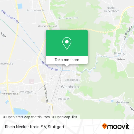Карта Rhein Neckar Kreis E V