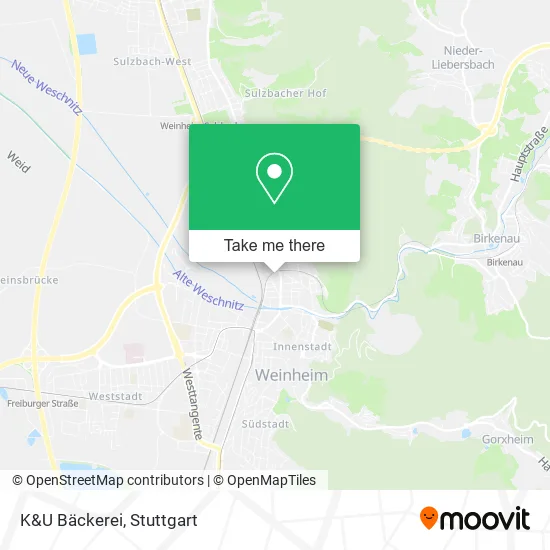 Карта K&U Bäckerei
