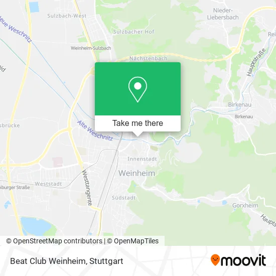 Карта Beat Club Weinheim