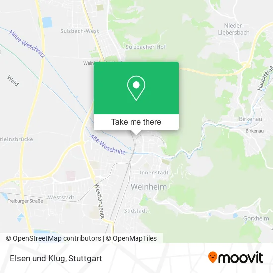 Карта Elsen und Klug